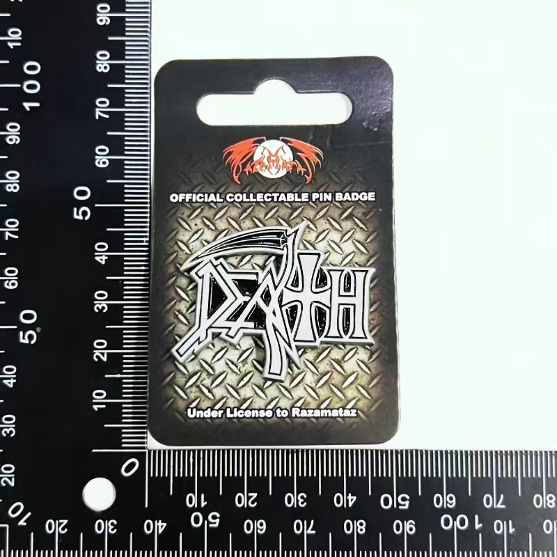 DEATH 官方原版异形胸针别针 Logo (PIN)